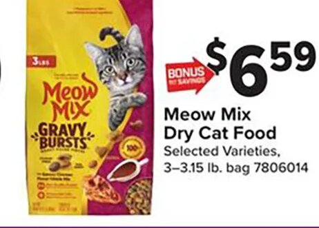 Meow Mix Dry Cat Food