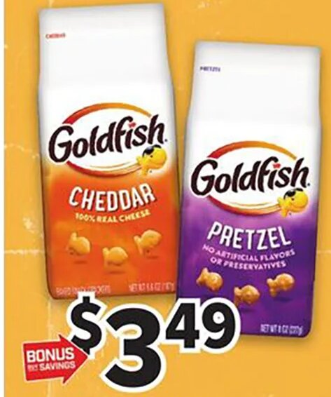 Goldfish Crackers at Giant Food
