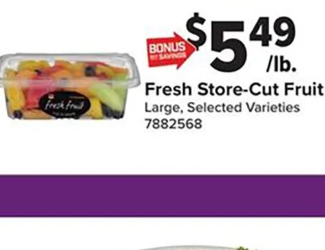 Fresh Store-Cut Fruit