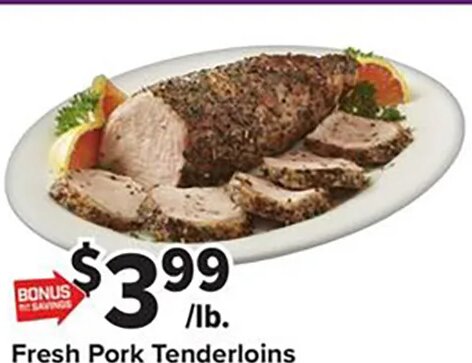 Fresh Pork Tenderloins or Marinated Filets