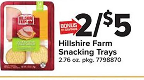 Hillshire Farm Snacking Trays at Giant Food
