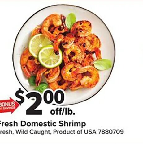 Fresh Domestic Shrimp