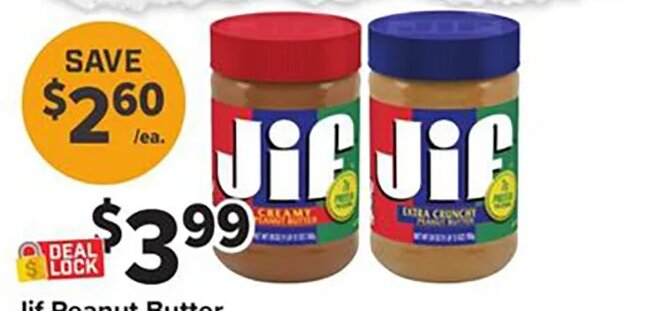 Jif Peanut Butter at Giant Food