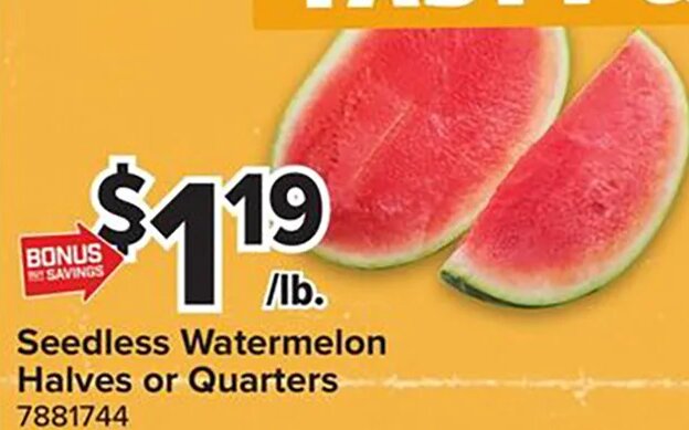 Seedless Watermelon at Giant Food
