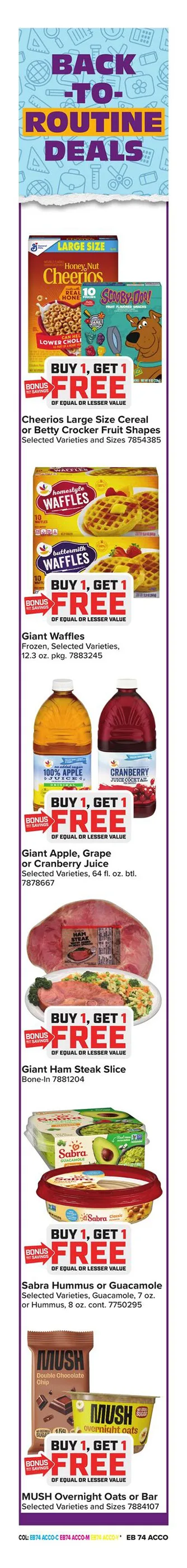 Giant Food Weekly Ad Page 8