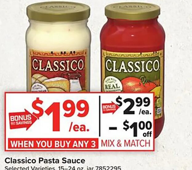 Classico Pasta Sauce at Giant Food