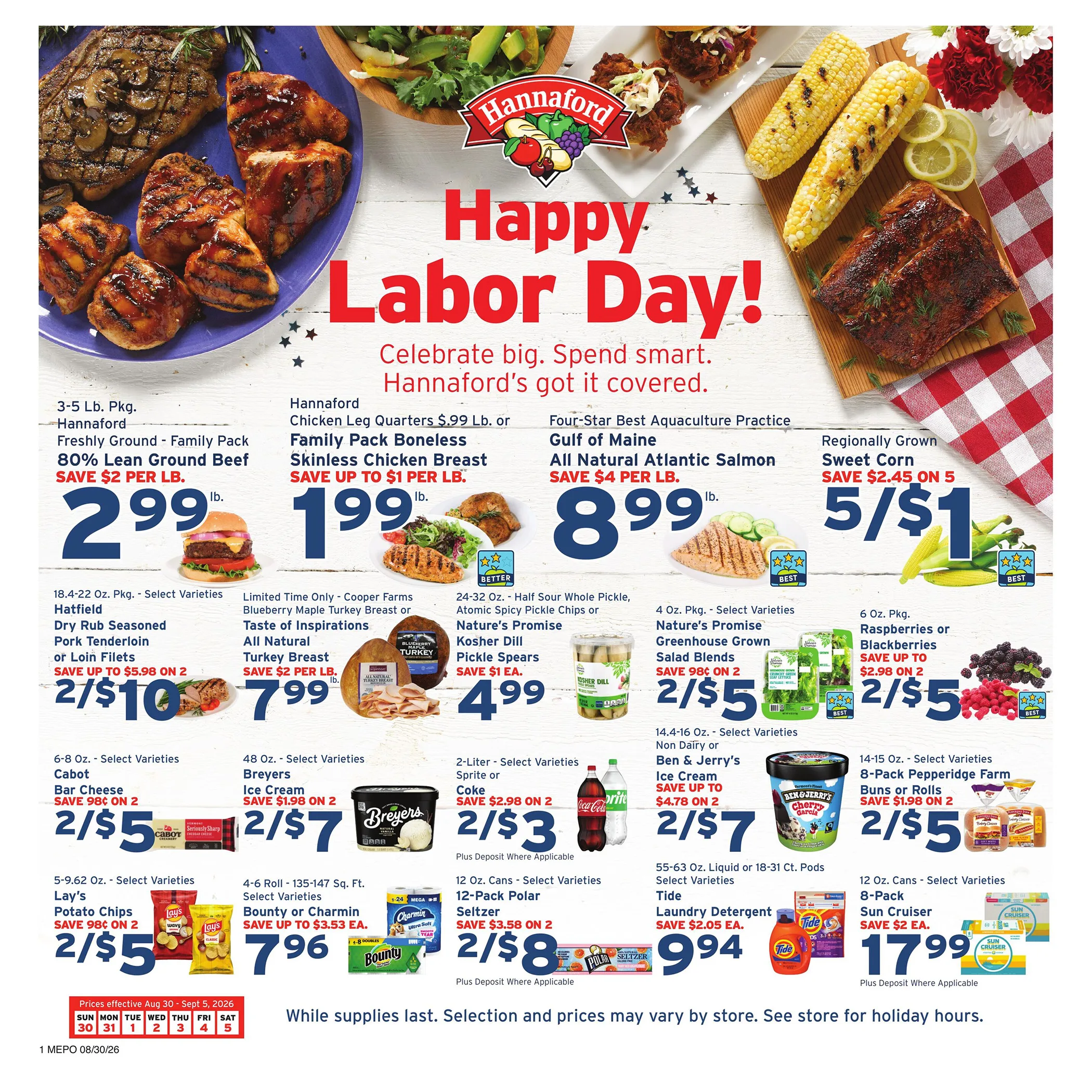 Hannaford Weekly Ad Page 1
