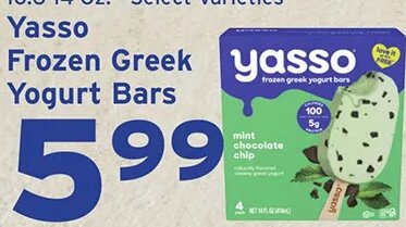 Yasso Frozen Greek Yogurt Bars