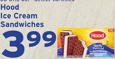 Hood Ice Cream Sandwiches