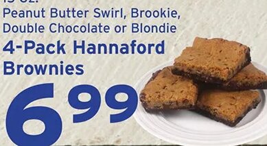 4-Pack Hannaford Brownies
