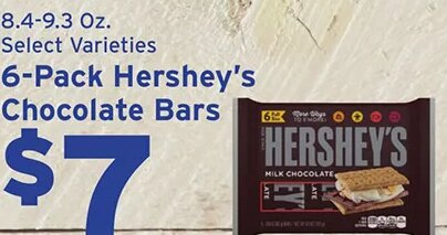 6-Pack Hershey's Chocolate Bars