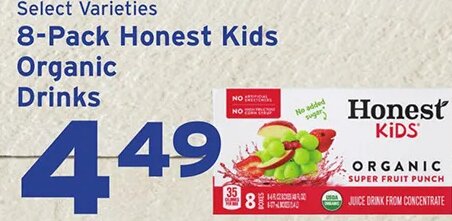 8-Pack Honest Kids Organic Drinks