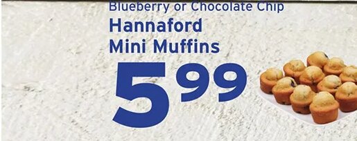Hannaford Mini Muffins