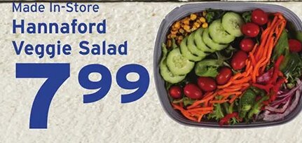 Hannaford Veggie Salad
