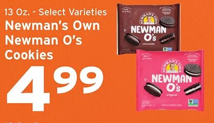Newman's Own Newman O's Cookies