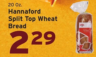 Hannaford Split Top Wheat Bread at Hannaford