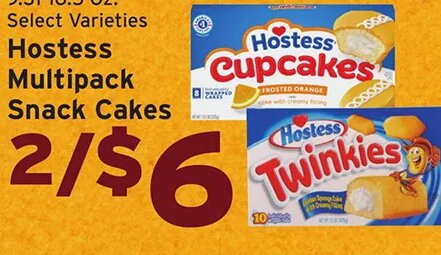 Hostess Multipack Snack Cakes
