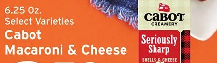 Cabot Macaroni & Cheese at Hannaford