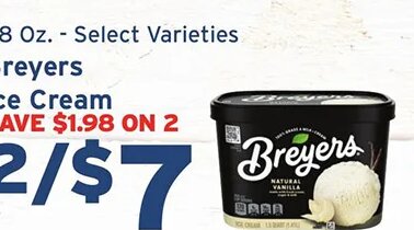 Breyers Ice Cream at Hannaford