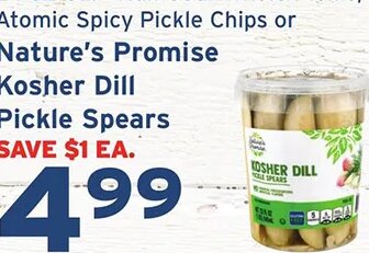 Nature's Promise Kosher Dill Pickle Spears