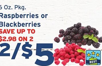 Raspberries or Blackberries