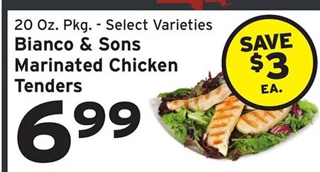 Bianco & Sons Marinated Chicken Tenders