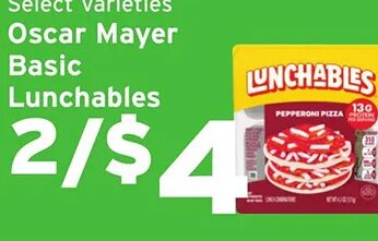 Oscar Mayer Basic Lunchables