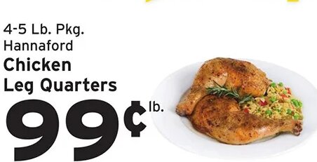 Hannaford Chicken Leg Quarters