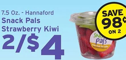 Snack Pals Strawberry Kiwi at Hannaford