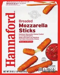 Hannaford Breaded Mozzarella Sticks