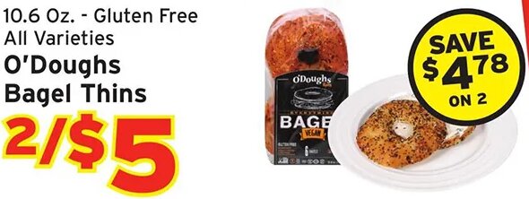 O'Doughs Bagel Thins at Hannaford