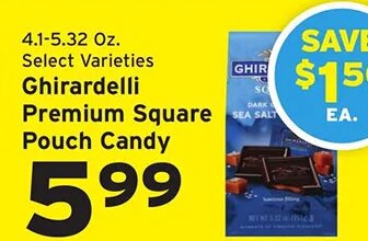 Ghirardelli Premium Square Pouch Candy