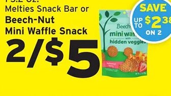 Beech-Nut Mini Waffle Snack
