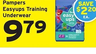 Pampers Easyups Training Underwear at Hannaford