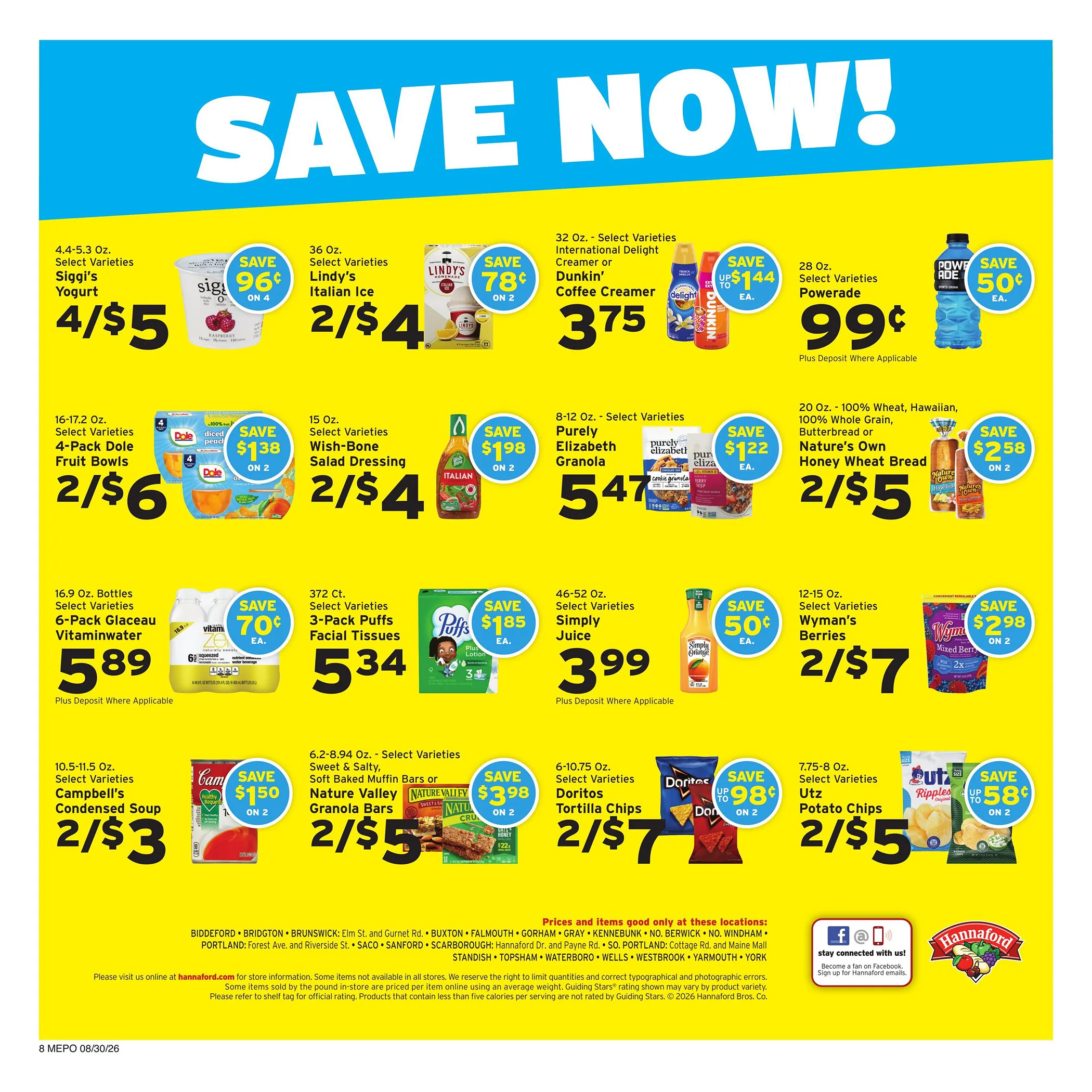 Hannaford Weekly Ad Page 8
