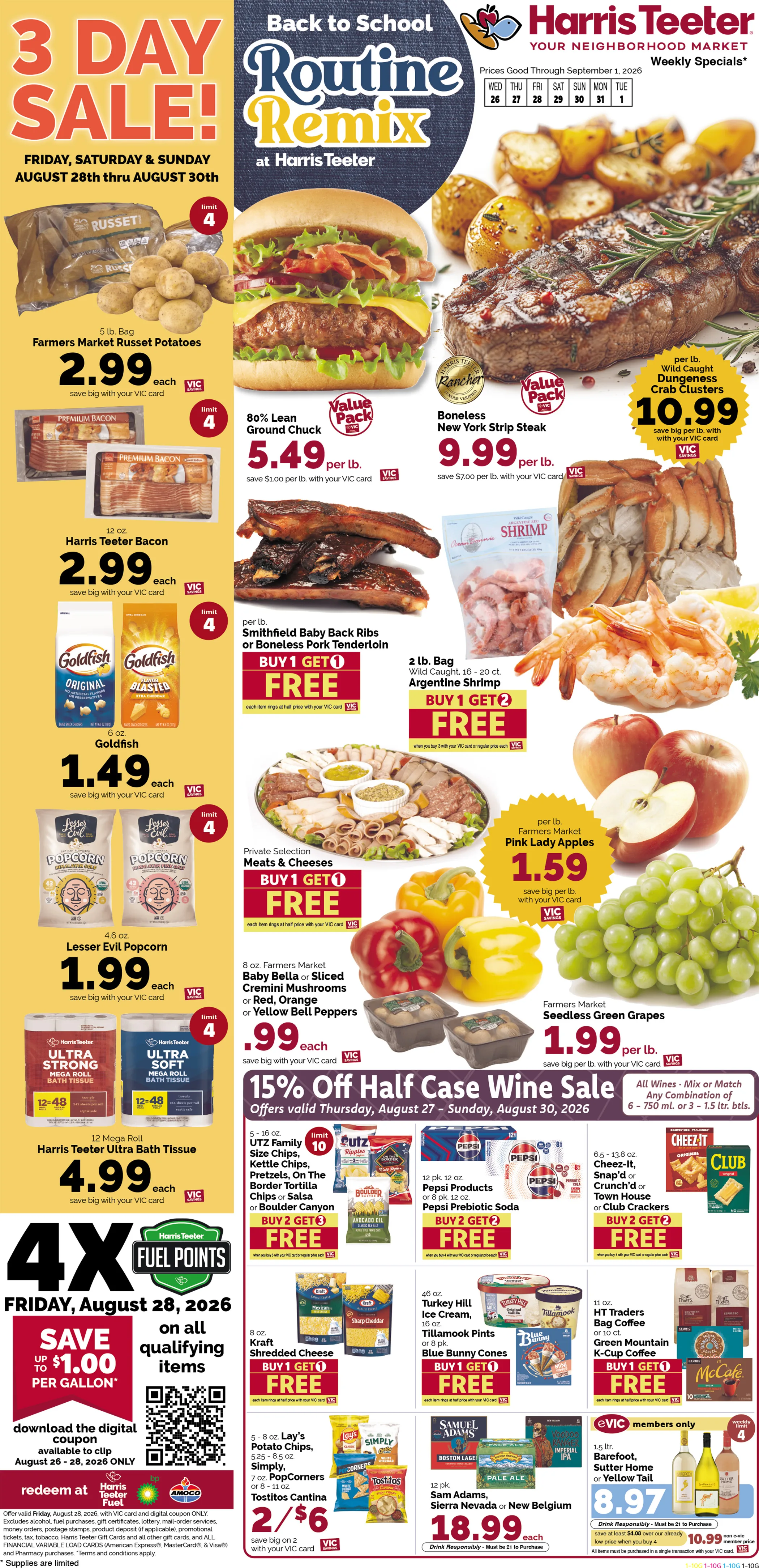 Harris Teeter Weekly Ad Page 1
