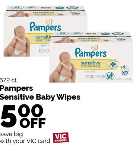 Pampers Sensitive Baby Wipes