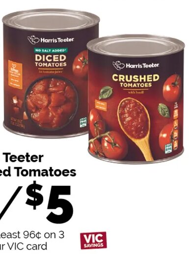 Harris Teeter Canned Tomatoes