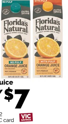 Florida's Natural Orange Juice at Harris Teeter