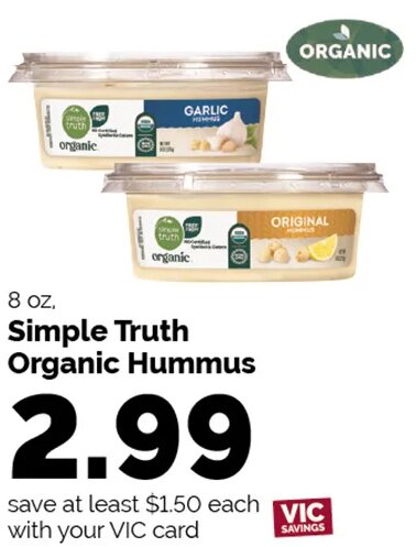 Simple Truth Organic Hummus