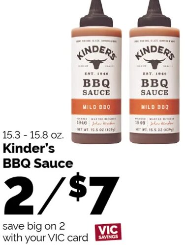 Kinder's BBQ Sauce at Harris Teeter