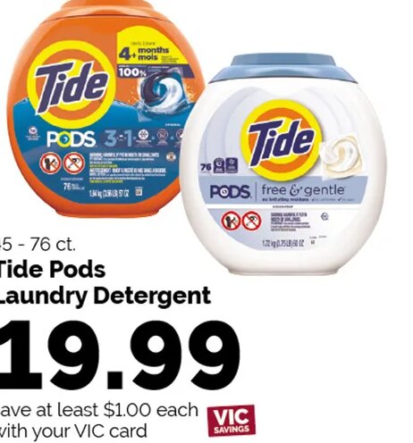 Tide Pods Laundry Detergent at Harris Teeter