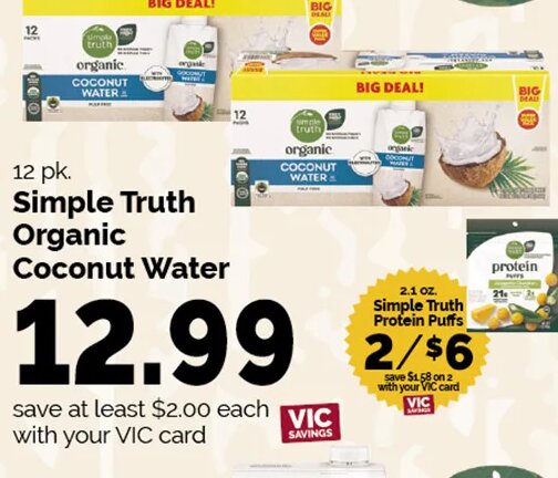 Simple Truth Organic Coconut Water