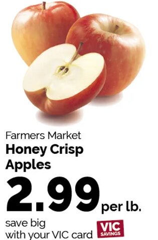 Farmers Market Honey Crisp Apples at Harris Teeter