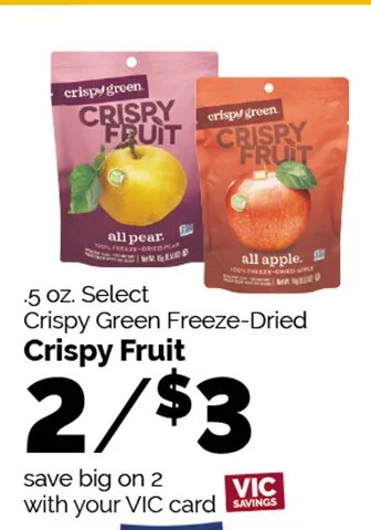Crispy Green Freeze-Dried Crispy Fruit