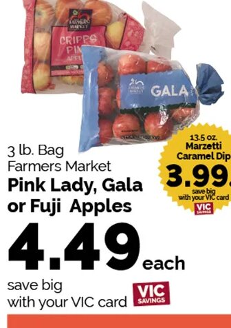 Farmers Market Pink Lady, Gala or Fuji Apples at Harris Teeter
