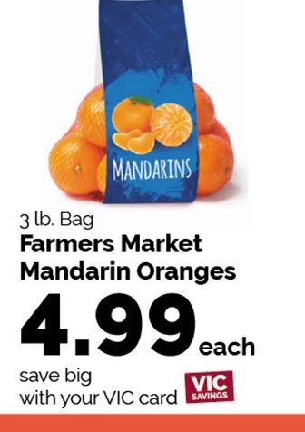 Farmers Market Mandarin Oranges at Harris Teeter