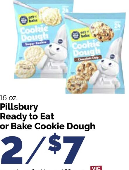Pillsbury Ready to Eat or Bake Cookie Dough at Harris Teeter