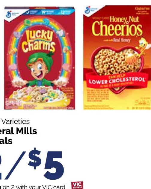 General Mills Cereals at Harris Teeter