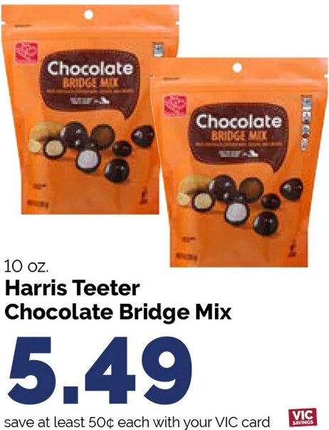 Harris Teeter Chocolate Bridge Mix